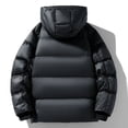 thumbnail image 4 of Nueva chaqueta de plumón negra y dorada para hombre, corta, brillante, gruesa, de invierno, tendencia salvaje, ropa para parejas, chaqueta de plumón de pato blanco para hombre, 4 of 5