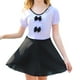 thumbnail image 4 of Eigraketly Traje de baño para niños Estilo de moda y colores brillantes Traje de baño Vestido de traje de baño Traje de baño verde negruzco 5XL, 4 of 6