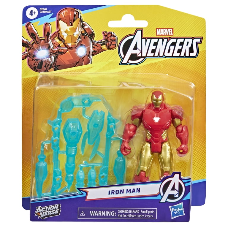 Marvel Avengers ActionVerse Iron Man Action Figure & Accessories