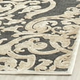 thumbnail image 3 of SAFAVIEH Paradise Alannah Damask Area Rug, Stone/Anthracite, 2'7" x 4', 3 of 7
