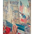 thumbnail image 3 of Hassam, Childe 20x24 Black Modern Framed Museum Art Print Titled - Allies Day, 3 of 5