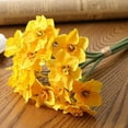 thumbnail image 2 of 12PCS Artificial Daffodil Flowers 15.8 Inches Narcissus Spring Flower Fake Silk Flower Arrangement for Home Wedding Decor, 2 of 7