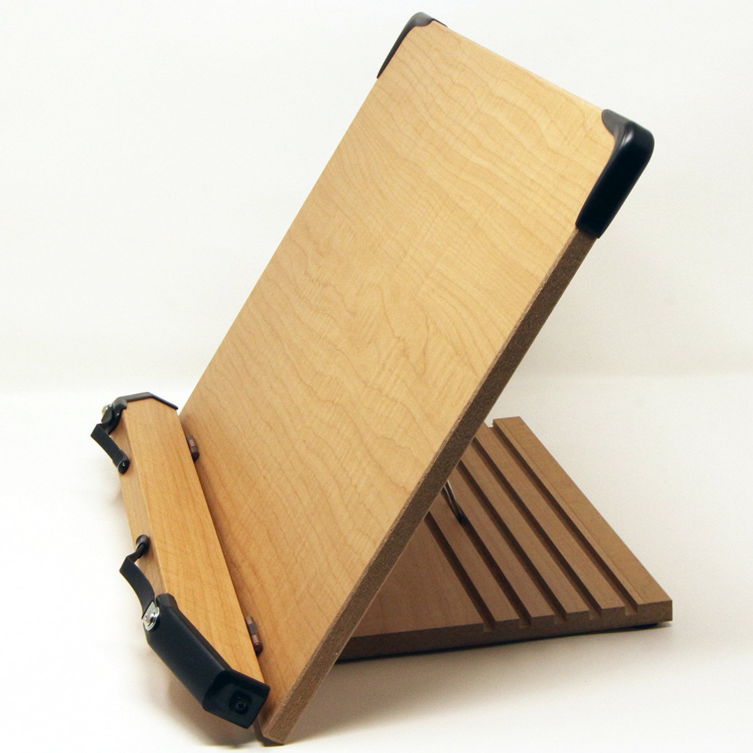 a+ book stand bs2500 large book holder w/adjustable foldable tray and