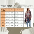 thumbnail image 4 of SHIBEVER Womens Blouse Long Sleeve Oversized Flannel Plaid Soft Button Down fashion Shirt Roll Up Plaid tops, 4 of 4