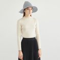 thumbnail image 5 of JIANLAI Women Knitted Witch Hat Wide Brim Pointed Wizard Hat Soft Stretch Costume Accessory for Halloween, 5 of 9