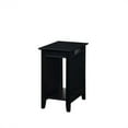 thumbnail image 3 of Convenience Concepts Edison End Table with Charging Station and Shelf, Black, 3 of 5