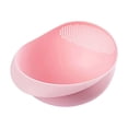 thumbnail image 1 of ¡Liquidación! Lavabo de arroz Leott, cesta de plástico para verduras, color rosa, pequeño. Utensilios de cocina para lavar y escurrir arroz. Lavadora de arroz*1., 1 of 4