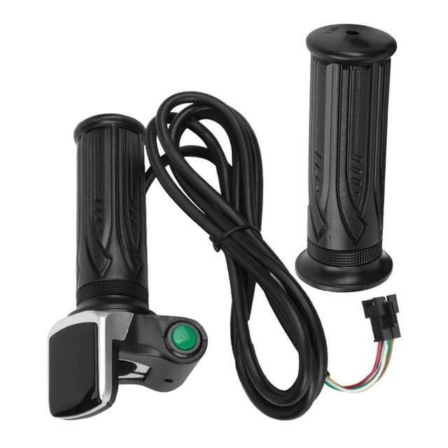 Poignée d'Accélérateur de Vélo Affichage de Quantité LCD avec Design Ergonomique Poignée d'Accélérateur de Régulation de Vitesse Vélo Électrique 6 pour et Scooters