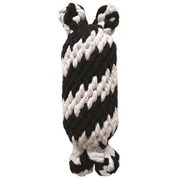 Large Super Braided Rope Man with Squeaker Dog Toy, 9 in.