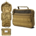 thumbnail image 1 of Neceser VELVEBAG para hombre, impermeable, de viaje, kit Dopp, color caqui, 1 of 4