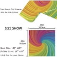 thumbnail image 4 of GZHJMY Colorful Rainbow Whirlpool Pattern Cloth Napkins, Set of 4 20 x 20 Inch Soft & Comfortable Polyester Dinner Napkin for Family, Restaurant, Weddings, Parties, 4 of 5