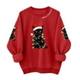 thumbnail image 2 of ChaoHeng Christmas Sweatshirts for Women Women's Fashion Christmas Graphic Sweatshirt,Long Sleeve Crewneck Pullover, 2 of 4