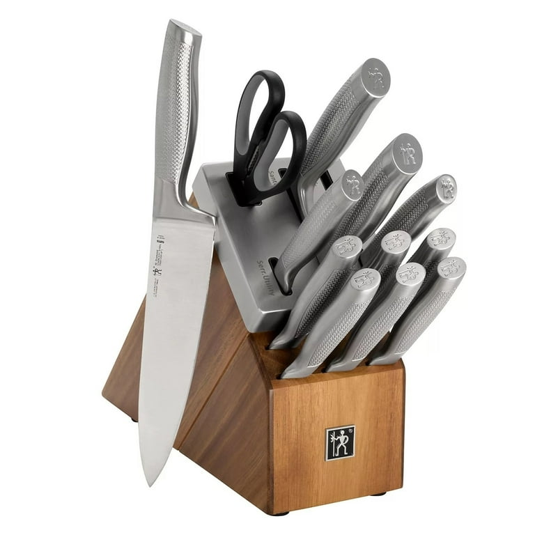 HENCKELS 13-Piece Self-Sharpening Knife Set, Acacia Block, Chef