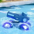 thumbnail image 4 of BINGLI Toys for Kids 6-12 Remote Control Car Boat Gifts for Boys 5+ Year Old Amphibious RC Gesture Stunt Water Squirt Tank with Lights & Self-Dispensing Cool Outdoor Summer Beach Pool Toy, 4 of 9