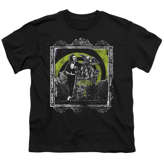 Beetlejuice - Here Lies - Youth Short Sleeve Shirt - Medium