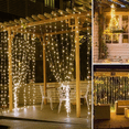 thumbnail image 4 of Cortinas Serie Luces Bloosom  300 Led Usb 8 Modos 3x3m Amarillo, 4 of 5