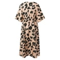 thumbnail image 5 of Women s Casual Tennis Dress Comfort Everyday Wear Casual for Versatile Wardrobe Platform Brown 3XL, 5 of 8