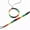 Type 3, variant on 2X Multi-colored Rasta Friendship Bracelet Ethnic Wristband Bracelet Braided-Type 5