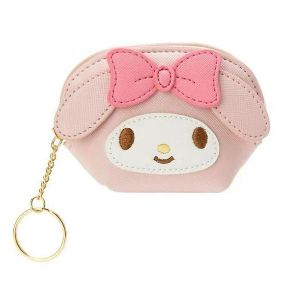 Kawaii Coin Purse Keychain,Cute Kuromi Wallets for Teen Girls，Cartoon Wallet for Backpack Decoration