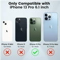 thumbnail image 2 of For iPhone 13 Pro Case, iPhone 13 Pro Case with Camera Cover & Kickstand with Built-in 360°Rotate Ring Stand Magnetic Magnet Protective Phone Cover Case for iPhone 13 Pro -Green, 2 of 13