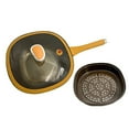 thumbnail image 2 of BKER 12in Titanium Alloy Non Stick Pot With Lid Titanium Frying Pans Nonstick For Frying Eggs Stir Frying Stewing Braising And Other Cooking Methods, 2 of 4