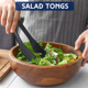 thumbnail image 5 of 2 pinzas de cocina de silicona de 11 pulgadas, pinzas de cocina para cocinar, pinzas para servir con puntas de silicona, pinzas para tostadas, pinzas para ensalada A, 5 of 7