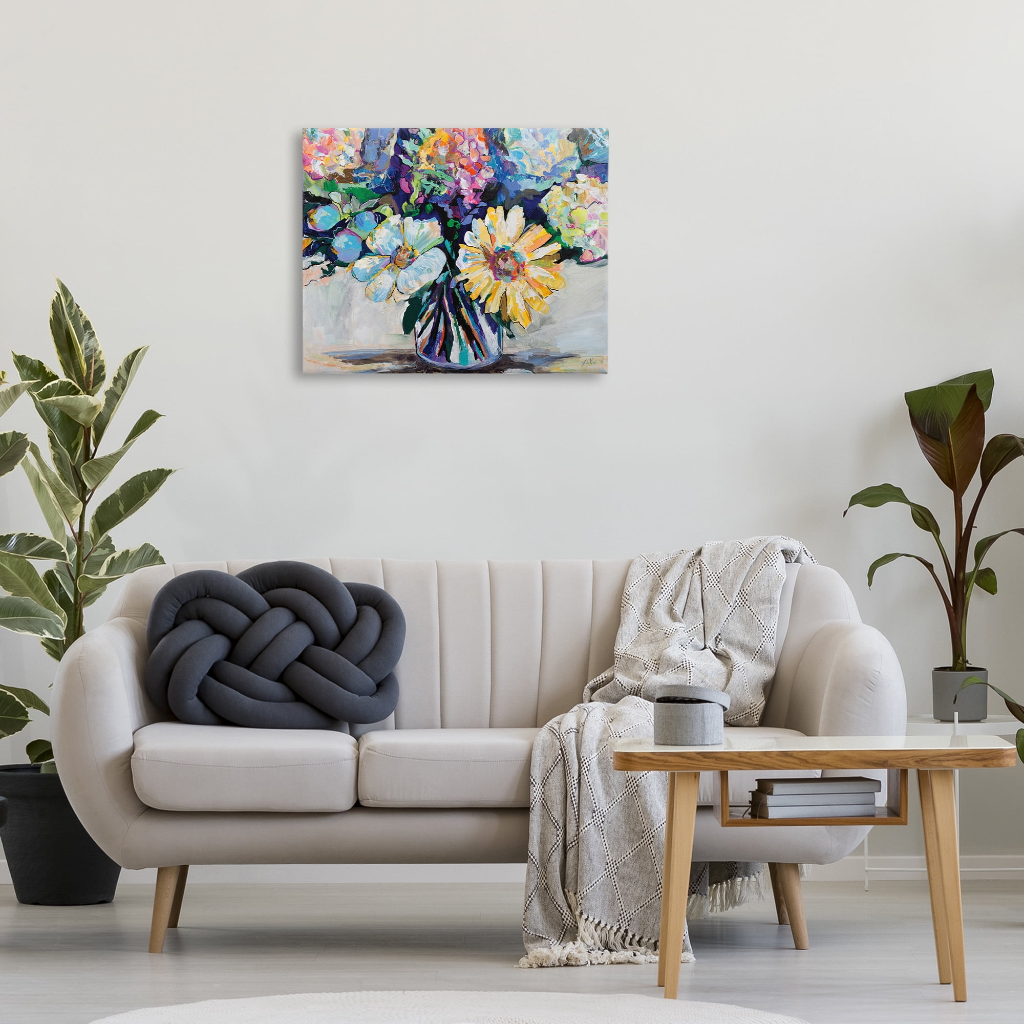 Stupell Industries Exciting Times Bouquet Botanical & Floral Painting Gallery Wrapped Canvas Art Print Wall Art, 30 x 24