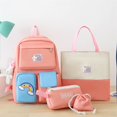 thumbnail image 1 of Conjunto de 5 piezas de mochila Kawaii para niñas, bolsa escolar para estudiantes, bolsas para libros, estuche para lápices, mochila de viaje para mujeres, 1 of 4