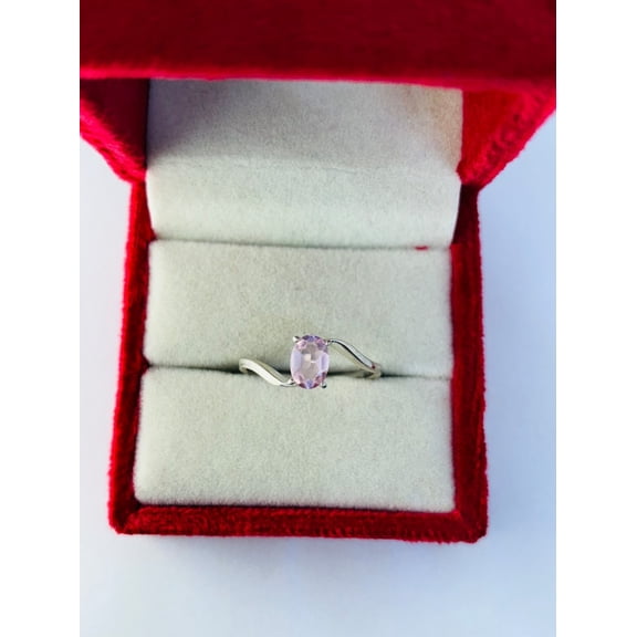 Natural Pink Sapphire Ring, 925 Sterling Silver Ring, Gift for Her, Gemstone Ring, Birthstone Rings for Women, Gift For Her