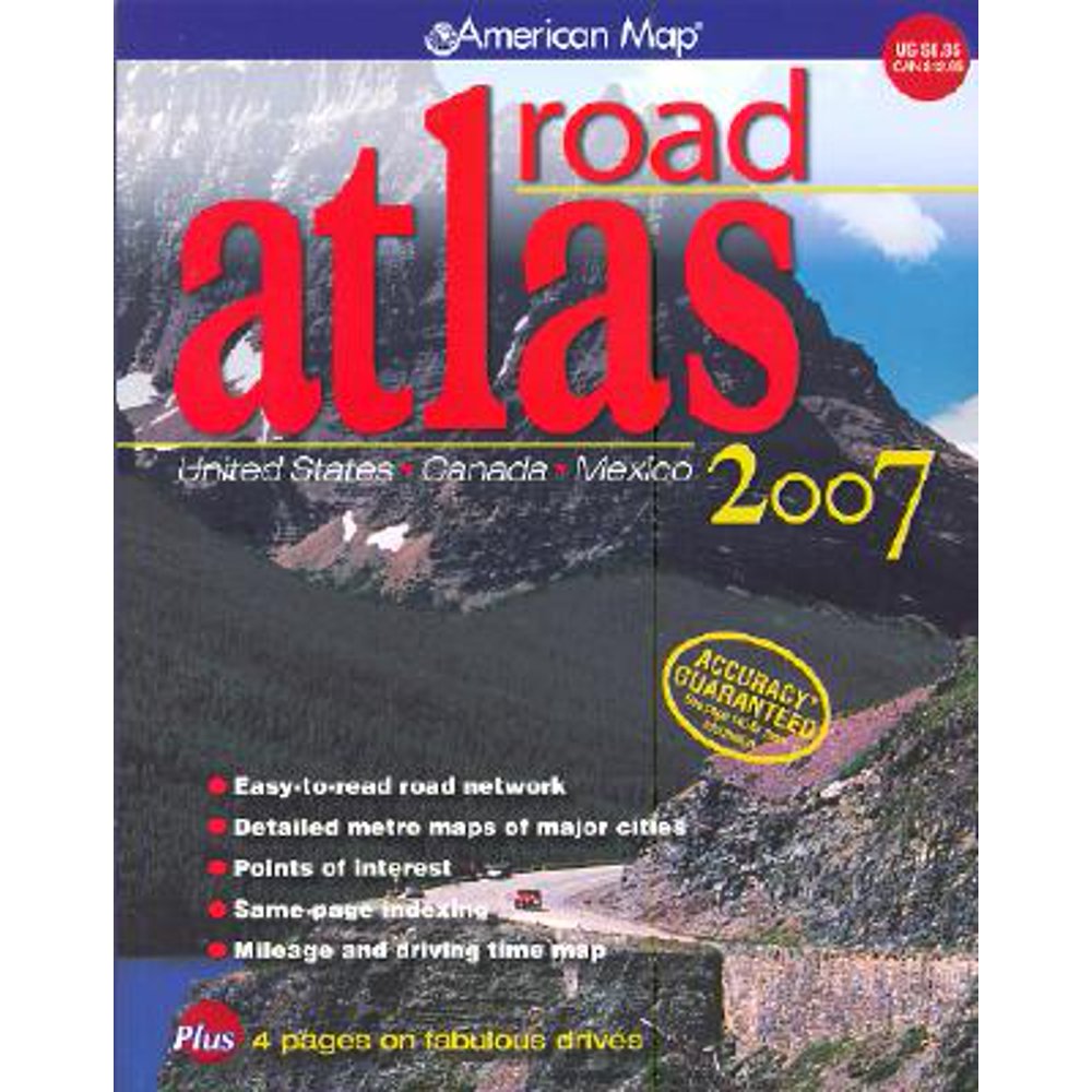 Road Atlas United States, Canada, Mexico Road Atlas United States