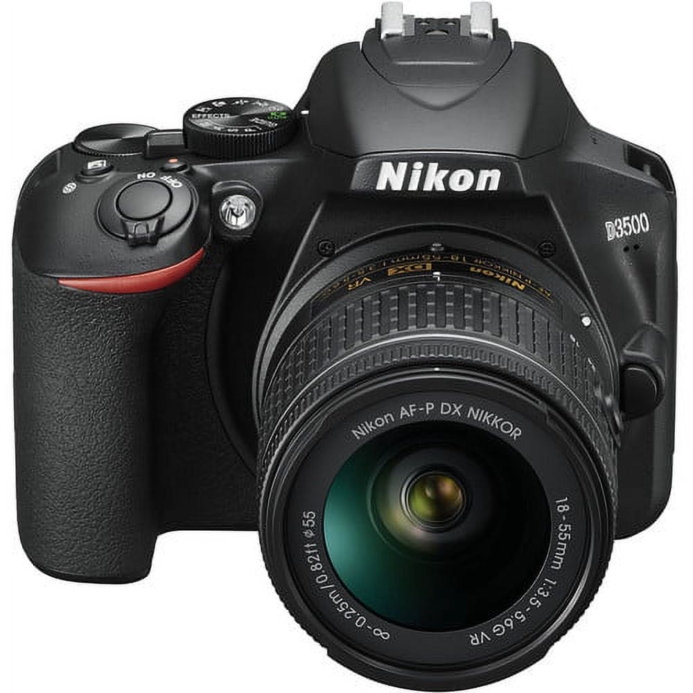 Nikon D3500 DSLR Camera with 18-55mm lens+Buzz-Photo accessories With 32GB memory Card