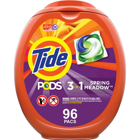 Tide Pods Spring Meadow 96 Ct, Laundry Detergent (Best Tide Table App)