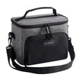 thumbnail image 1 of Bolsa de almuerzo con aislamiento de tela Oxford, impermeable, portátil, ideal para picnics, la Gris, 1 of 9