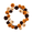B, variant on Fall Pumpkin Hanging Swag,Velvet Harvest Pumpkin Decor, Autumn Farmhouse,Thanksgiving Decorations for Front Door Kitchen Fireplace Home Indoor Outdoor (A)