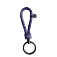 thumbnail image 2 of Justharion Braided Woven Rope Keychain Cute Wear-resistant Exquisite Waterproof Durable Key Chain Car Keyring Holder Metal Jewelry Bicolor Purple 3.3*9cm, 2 of 6