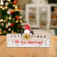 thumbnail image 3 of Calendario de escritorio de Navidad de madera Decoración Adornos de vacaciones de Navidad para año Nuevo Regalo de oficina en casa EstiloC Macarena Calendario de adviento, 3 of 8