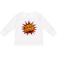 thumbnail image 3 of Inktastic Little Sister Super Hero Girls Long Sleeve Toddler T-Shirt, 3 of 5