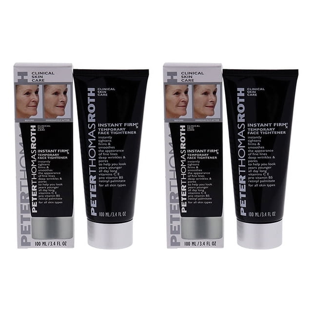 Instant FirmX Temporary Face Tightener 100ml / 3.4oz – 2 Pack, Instant Lifting & Firming Serum for Wrinkles and Fine Lines