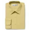 thumbnail image 2 of Gentlemens Collection Men's Regular Fit Long Sleeve Solid Dress Shirt,Honey,20 inches Neck 36/37 inches Sleeve, 2 of 3