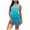 Sky Blue, variant on Women's Sleeveless Tank Ruched Casual Knee Length Bodycon Sundress Basic Fitted Dress