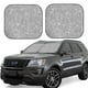 thumbnail image 1 of Fotbe GlitterSilver Juego de 2 Piezas de Parasoles para Parabrisas | Bloqueador Solar para Auto | Accesorios Plegables para Protección Solar Interior-Medium, 1 of 6
