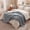 Grey/Snow White, variant on U by Bedsure Waterproof Throw Blanket Dual Sided Grey White Stain Resistant 50x60inch