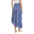 thumbnail image 2 of Vince Camuto womens  Asymmetric Batik Skirt, L, Green, 2 of 3