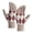 A, variant on Dyfzdhu Women Winter Screen Gloves Warm Knit Gloves Elastic Cuff Winter Men Texting Gloves