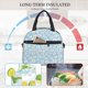 thumbnail image 4 of Easygdp Floral Daisy Caja de Almuerzo para Mujeres y Hombres, Bolsa de Almuerzo Insulada, Bolsas Reutilizables Impermeables para Viajes, Trabajo y Picnics, 4 of 7
