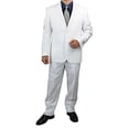 thumbnail image 3 of Comfortable 2pc Men's 2-Button Linen and Cotton Blend Suit, 3 of 8