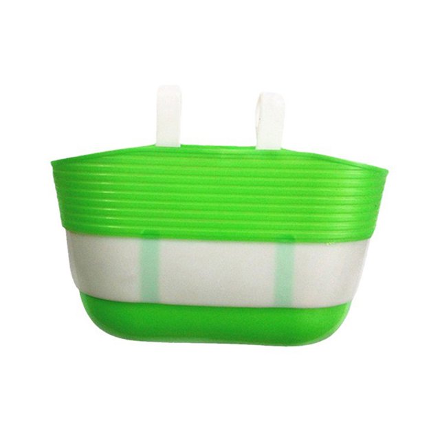 CSChome Cycling Bike Basket Bicycle Basket Large Capacity Bright Color Strong Load-bearing Smooth Edge Easy Installation Kids Scooter Organizer