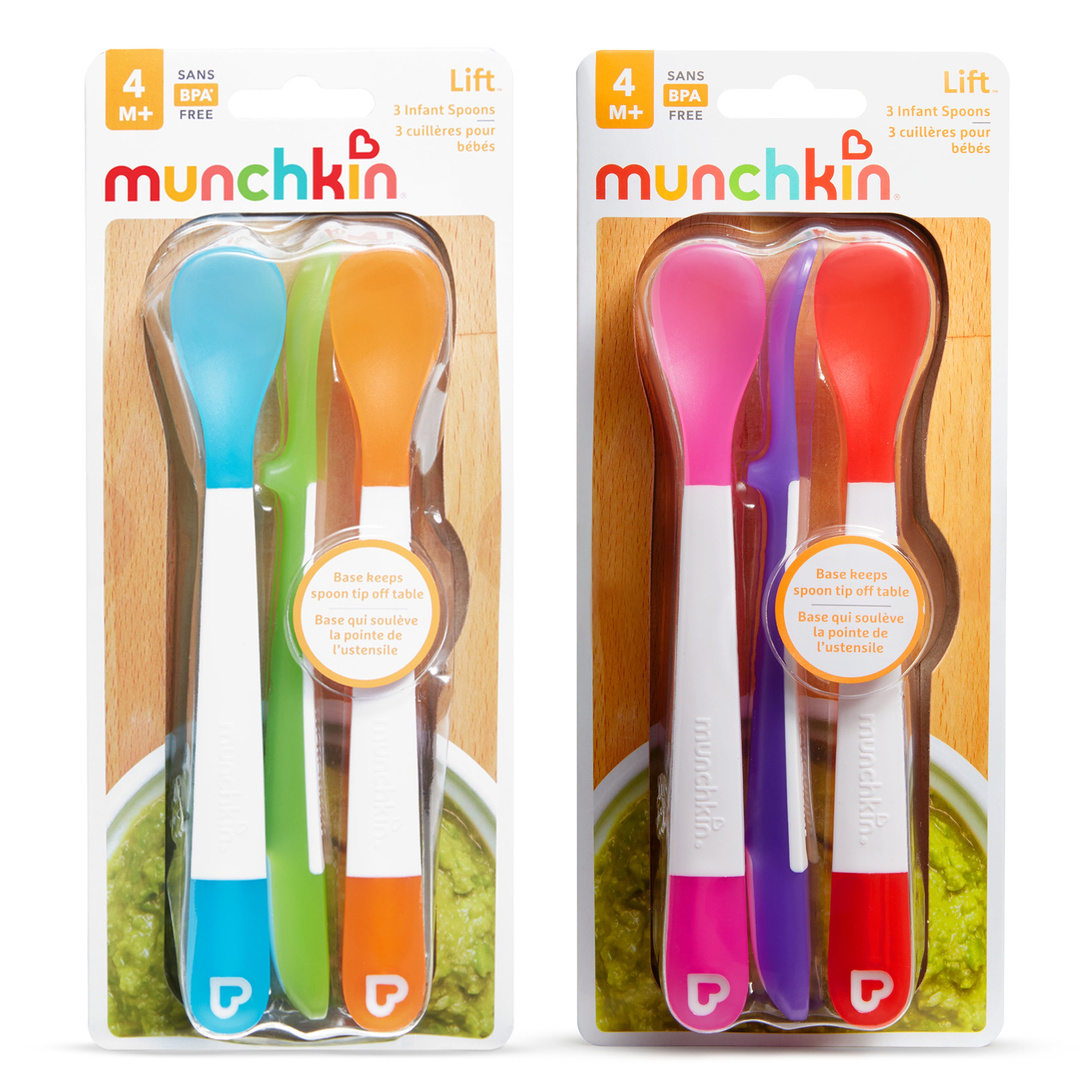 Munchkin Soft Tip Infant Spoon set, Multi color, 6 pack - Assorted Pre