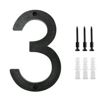 Mlkoz Home Decor, 5 Inch Modern Metal House Numbers Door Number House Address Letters And Numbers For Outside Signs, Men Gifts