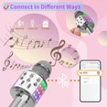 thumbnail image 3 of Micrófono de Karaoke Inalámbrico Alversun para Niños con Bluetooth, 3 of 7